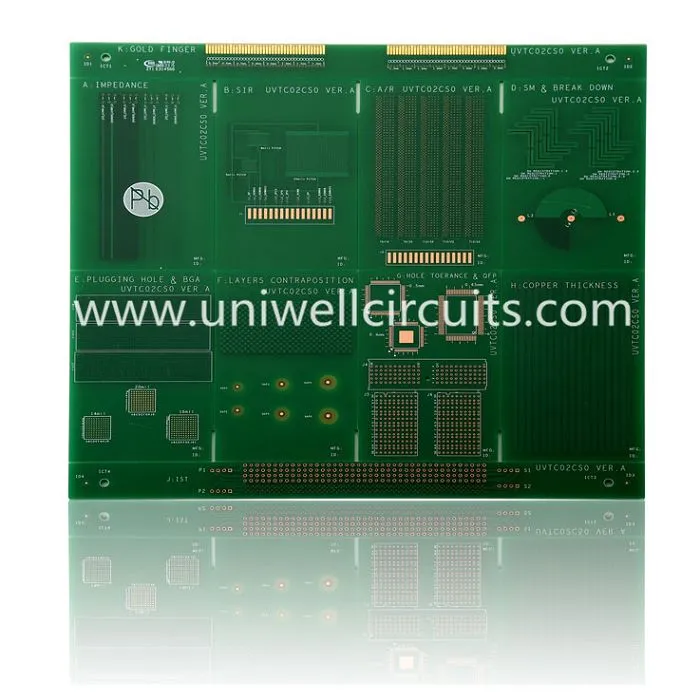 18L ponorné zlato vysoké TG FR4 PCB